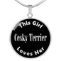 Cesky Terrier v2s - Luxury Necklace
