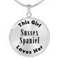 Sussex Spaniel - Luxury Necklace