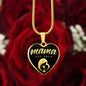 Mama, Est. 2022 v2 - 18k Gold Finished Heart Pendant Luxury Necklace