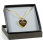 My Beloved Mom - 18k Gold Finished Heart Pendant Luxury Necklace