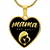 Mama, Est. 2021 v2 - 18k Gold Finished Heart Pendant Luxury Necklace