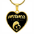 Mama, Est. 2023 v2 - 18k Gold Finished Heart Pendant Luxury Necklace