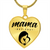 Mama, Est. 2021 - 18k Gold Finished Heart Pendant Luxury Necklace