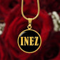 Inez v02 - 18k Gold Finished Luxury Necklace