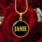 Janie v02 - 18k Gold Finished Luxury Necklace