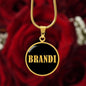 Brandi v02 - 18k Gold Finished Luxury Necklace