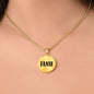 Janie v01 - 18k Gold Finished Luxury Necklace