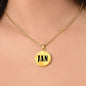 Jan v01 - 18k Gold Finished Luxury Necklace
