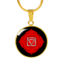 Root Chakra (Muladhara) - 18k Gold Finished Luxury Necklace