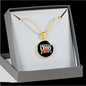 Proud Basketball Mom - 18k Gold Finished Luxury Necklace