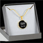 Proud Hockey Mom - 18k Gold Finished Luxury Necklace