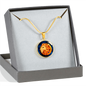 Zodiac Sign Leo - 18k Gold Finished Luxury Necklace