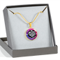 Mom, You Are The Heart Of Our Family v4 - 18k Gold Finished Luxury Necklace