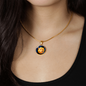 Zodiac Sign Taurus - 18k Gold Finished Luxury Necklace