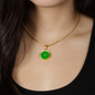 Heart Chakra (Anahata) v2 - 18k Gold Finished Luxury Necklace
