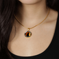 My Son Is A Firefighter - 18k Gold Finished Luxury Necklace
