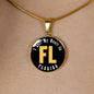 Heart In Florida - 18k Gold Finished Luxury Necklace
