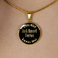 Jack Russell Terrier v1 - 18k Gold Finished Luxury Necklace