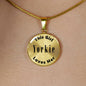 Yorkie - 18k Gold Finished Luxury Necklace