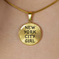 New York City Girl - 18k Gold Finished Luxury Necklace