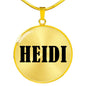 Heidi v01 - 18k Gold Finished Luxury Necklace