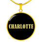 Charlotte v02 - 18k Gold Finished Luxury Necklace