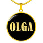 Olga v02 - 18k Gold Finished Luxury Necklace