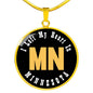 Heart In Minnesota - 18k Gold Finished Luxury Necklace