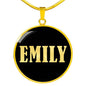 Emily v02 - 18k Gold Finished Luxury Necklace