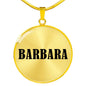 Barbara v01 - 18k Gold Finished Luxury Necklace