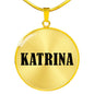 Katrina v01 - 18k Gold Finished Luxury Necklace