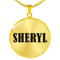 Sheryl v01 - 18k Gold Finished Luxury Necklace
