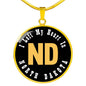Heart In North Dakota - 18k Gold Finished Luxury Necklace