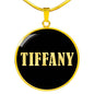 Tiffany v02 - 18k Gold Finished Luxury Necklace
