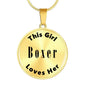 Boxer - 18k Gold Finished Luxury Necklace