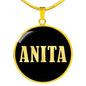 Anita v02 - 18k Gold Finished Luxury Necklace