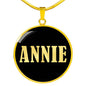 Annie v02 - 18k Gold Finished Luxury Necklace