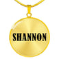 Shannon v01 - 18k Gold Finished Luxury Necklace
