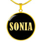 Sonia v02 - 18k Gold Finished Luxury Necklace