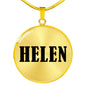 Helen v01 - 18k Gold Finished Luxury Necklace