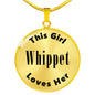 Whippet - 18k Gold Finished Luxury Necklace