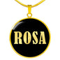 Rosa v02 - 18k Gold Finished Luxury Necklace