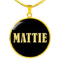 Mattie v02 - 18k Gold Finished Luxury Necklace