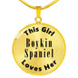 Boykin Spaniel - 18k Gold Finished Luxury Necklace