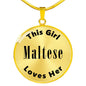 Maltese v2 - 18k Gold Finished Luxury Necklace