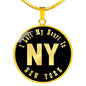 Heart In New York v02 - 18k Gold Finished Luxury Necklace