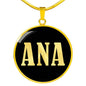 Ana v02 - 18k Gold Finished Luxury Necklace