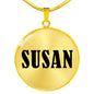 Susan v01 - 18k Gold Finished Luxury Necklace