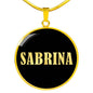 Sabrina v02 - 18k Gold Finished Luxury Necklace