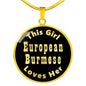 European Burmese v2 - 18k Gold Finished Luxury Necklace